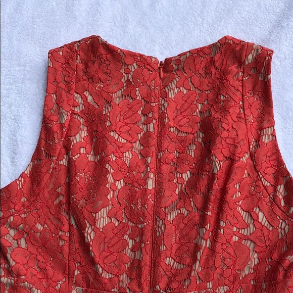 Sleeveless coral Eliza J dress - Picture 6 of 6